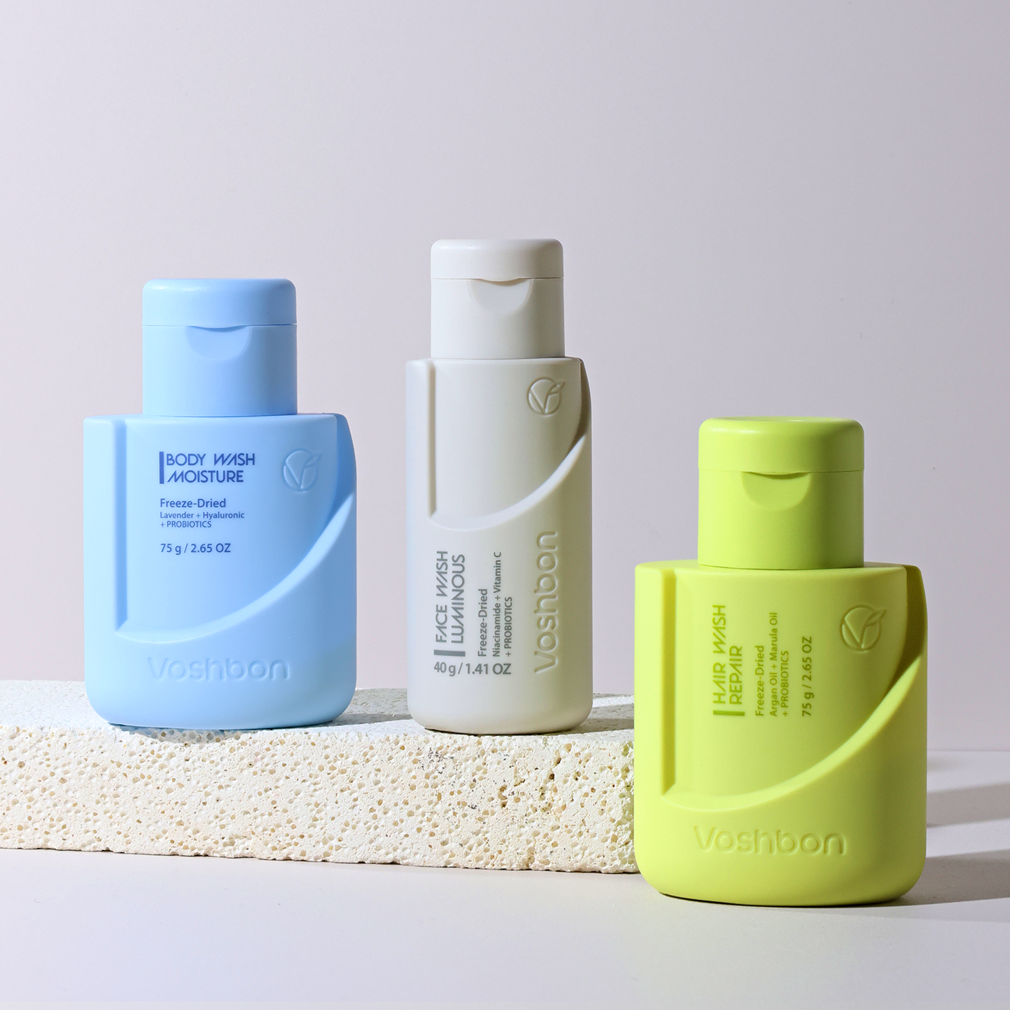 Total Radiance & Repair Care Trio Voshbon Beauty