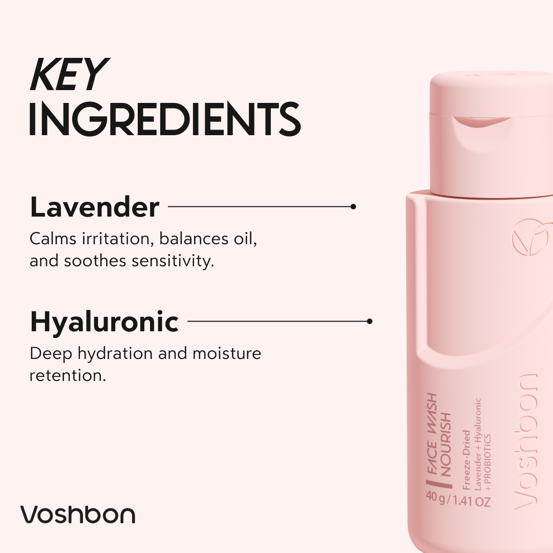 Voshbon Nourish Freeze-Dried Face Wash Voshbon Beauty