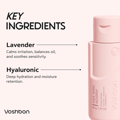 Voshbon Nourish Freeze-Dried Face Wash Voshbon Beauty